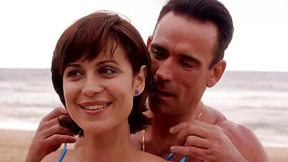 Catherine bell I S05 E15 blue bikini sabapono