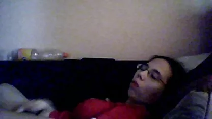 Mulher a masturbar-se no cam