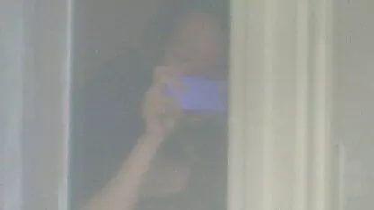 Apanhado-janela do hotel